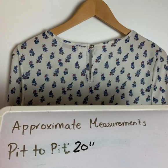 Luisa Made  In Italy Floral Paisley Blouse Size Large - Picture 5 of 11